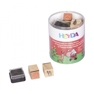 Set sellos de madera - Navidad